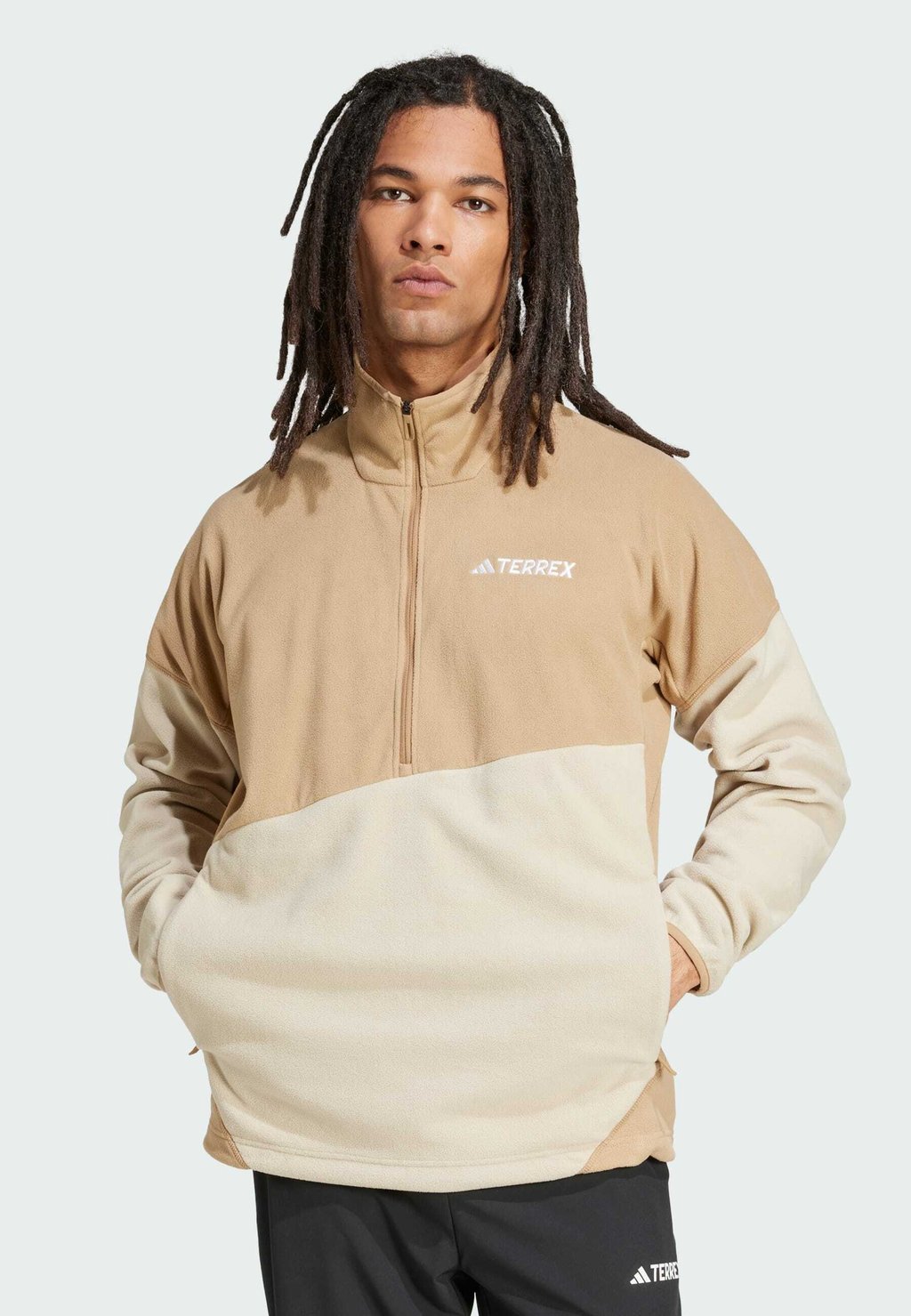 

Флисовый джемпер TERREX MULTI CLIMAWARM ANORAK adidas Sportswear, коричневый