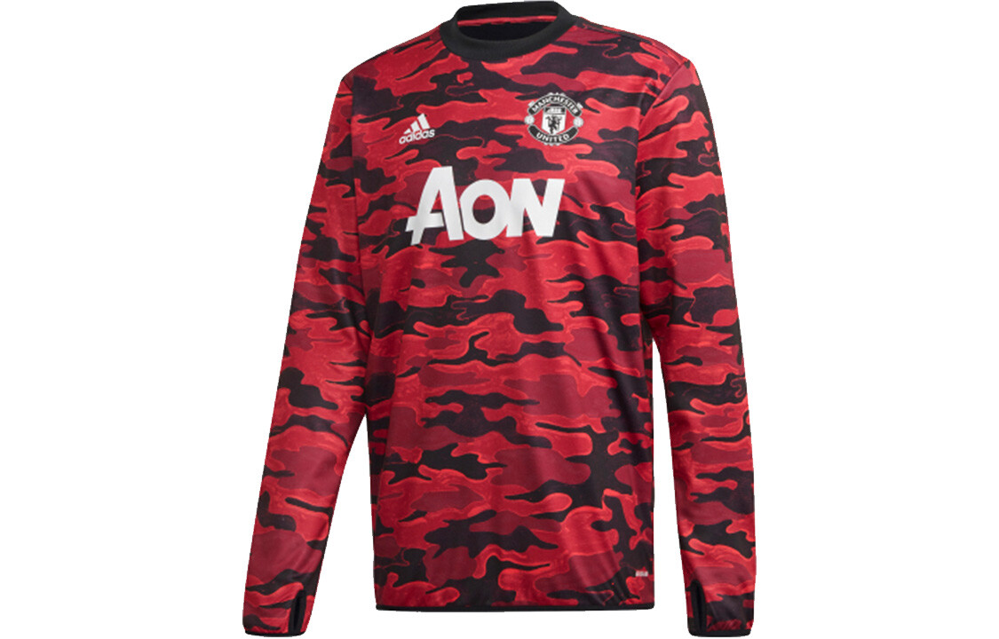 

MANCHESTER UNITED THEATR OF DREAMS Толстовка мужская красная Adidas, красный