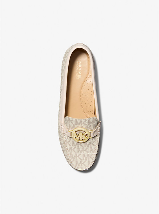 Мокасины с фирменным логотипом Fulton Michael Kors, белый — фото 3