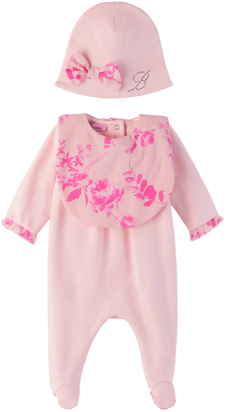

Комплект из трех предметов нежно-розового цвета Miss Blumarine