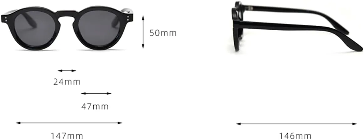 

Поляризованные солнцезащитные очки для женщин и мужчин, круглые солнцезащитные очки в оправе TR90, ретро-стиль, защита от ультрафиолета UV400 LIGOES, Brown