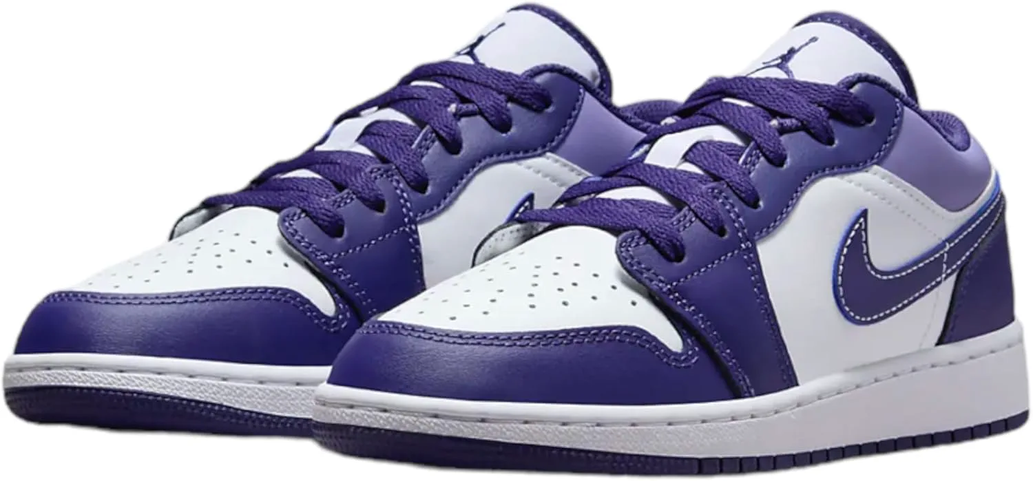 Детские кроссовки Nike Air Jordan 1 Low, светло-фиолетовый — фото 2