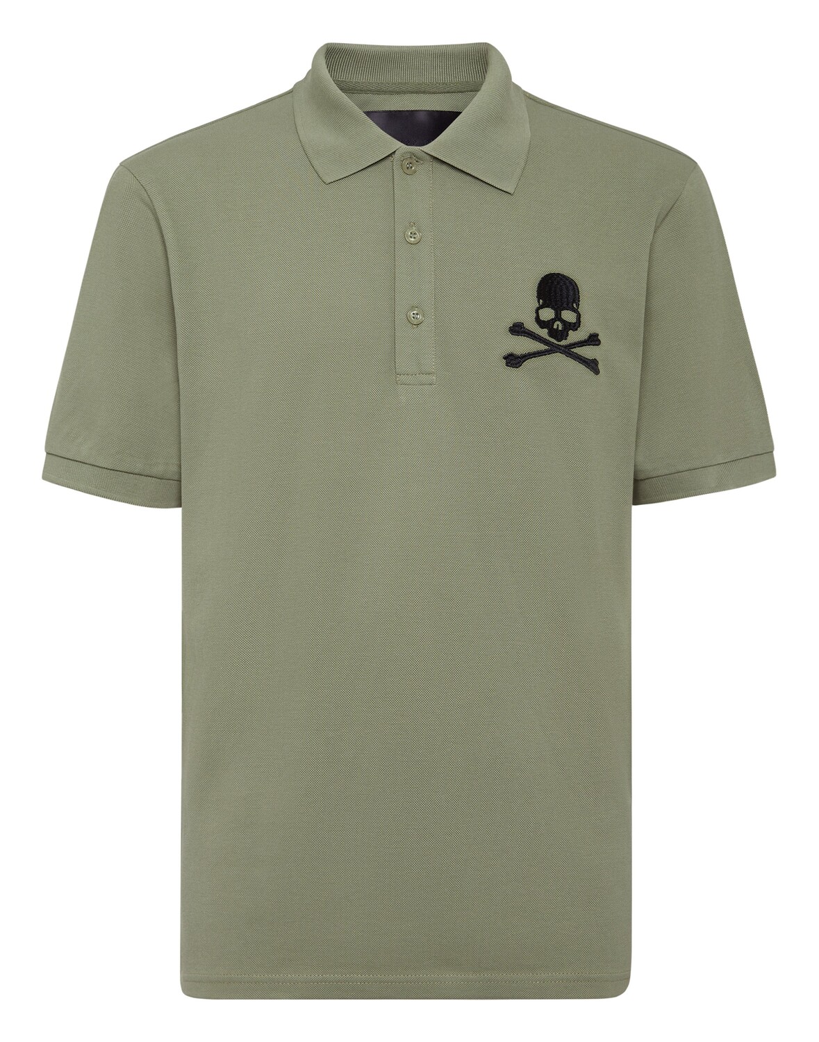 

Рубашка-поло из пике SS Skull&Bones Philipp Plein, цвет Military