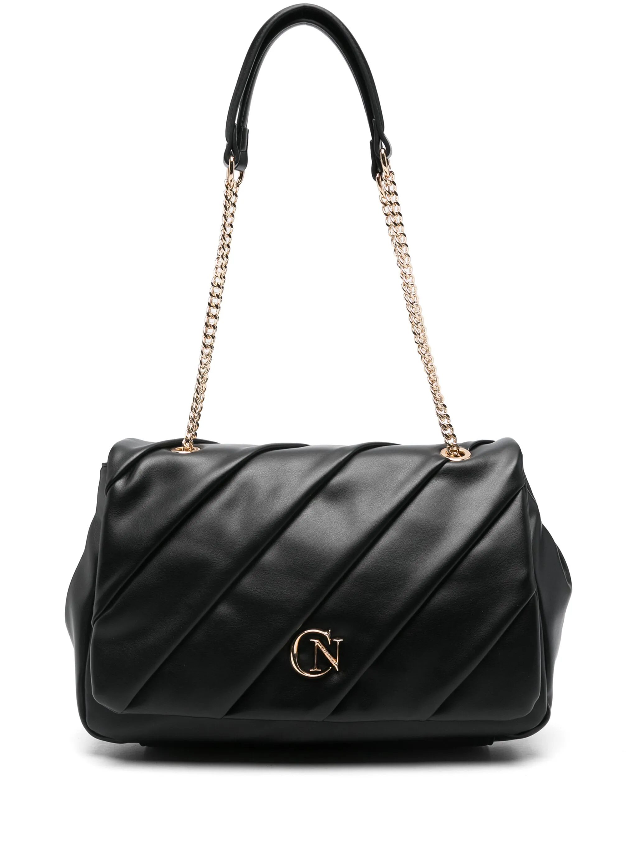 

Стеганая сумка на плечо с цепочкой Cafènoir, черный