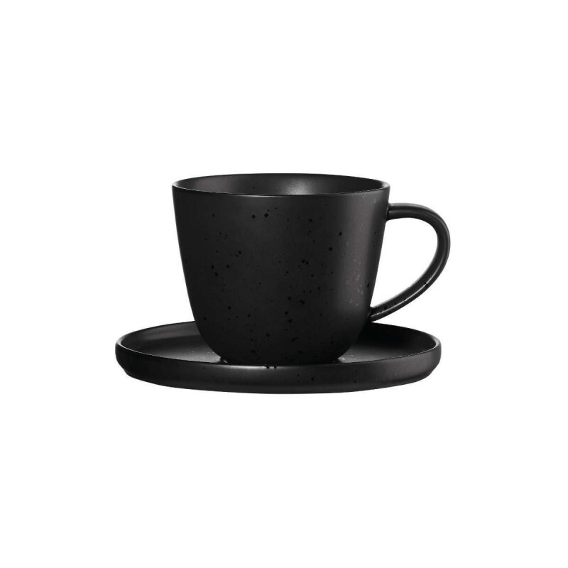 

Кофейная чашка ASA Coppa Kuro с блюдцем 0,25 л ASA SELECTION, черный