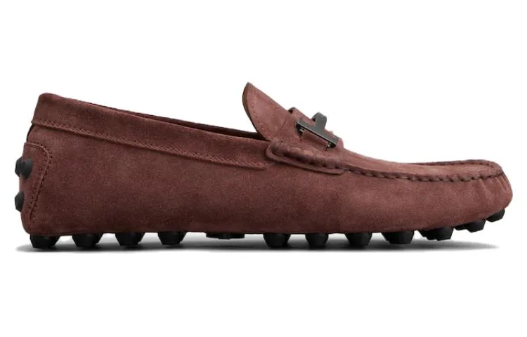 Лоферы Gommino Double-T из замши TOD'S, Original Shoe Box Included — фото 3