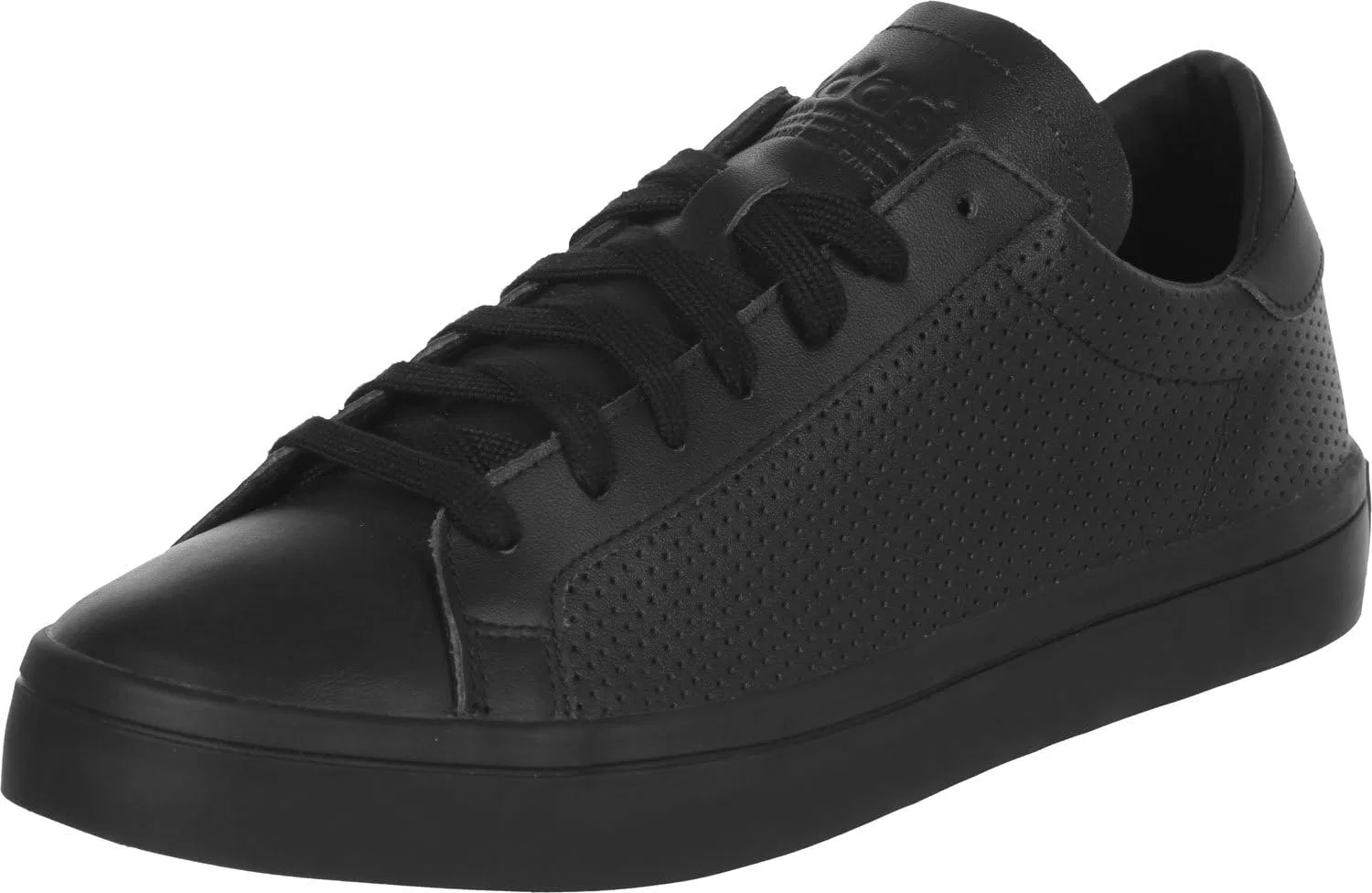 Мужские низкие кроссовки Adidas Court Vantage, Black Core Black Ftwr White Core Black