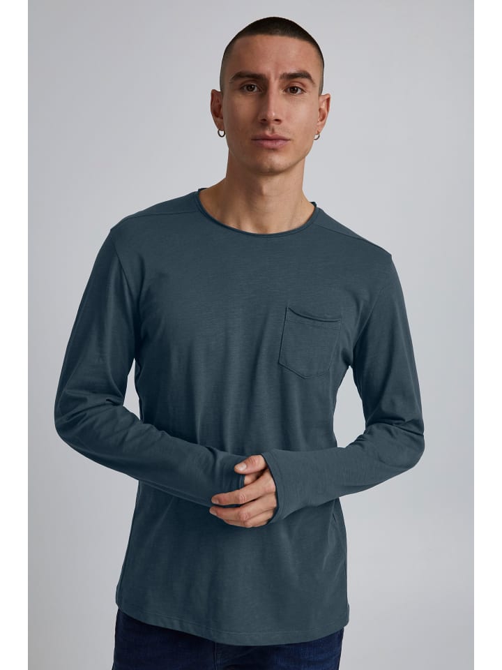 

Рубашка с длинным рукавом BLEND, синий