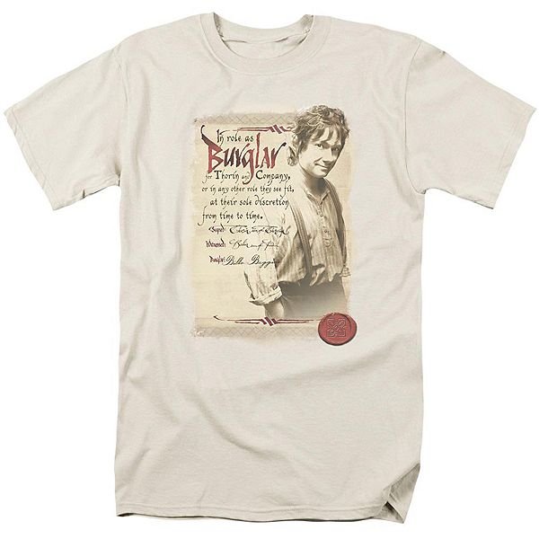 

Футболка The Hobbit Burglar Licensed Character