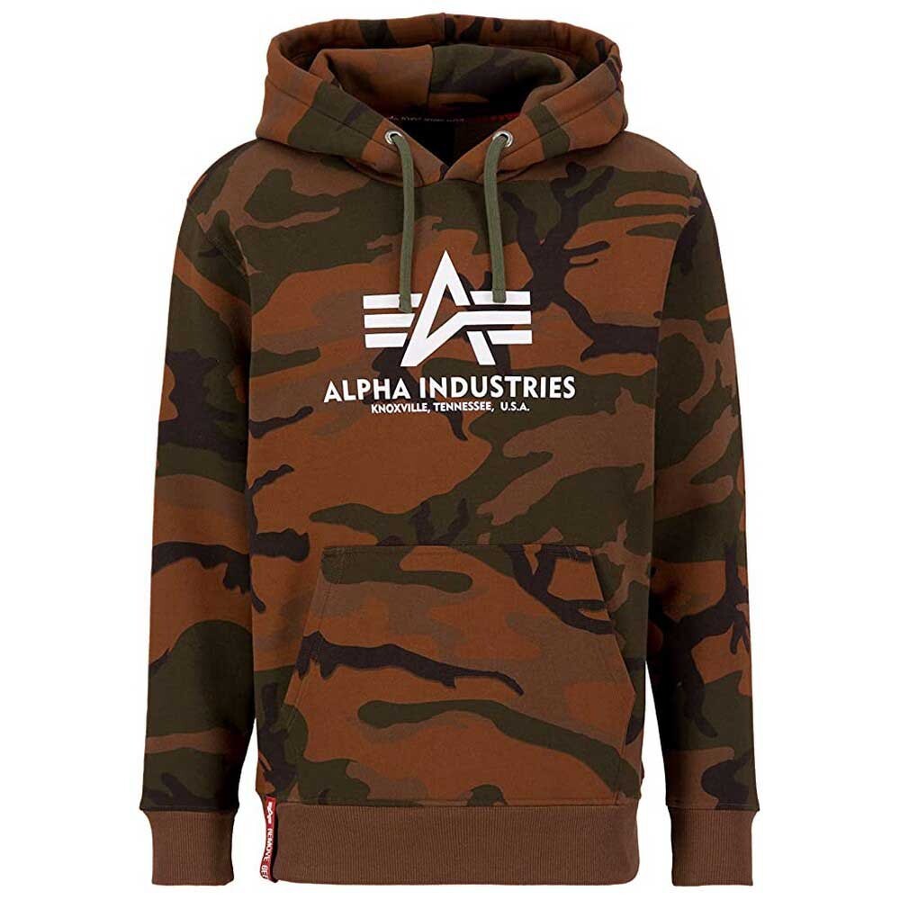 

Худи Alpha Industries Basic Camo, коричневый