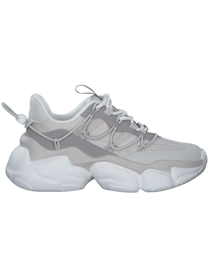 Элегантные туфли на шнуровке Steve Madden, цвет grey/white — фото 3