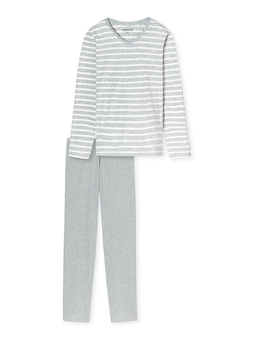 

Пижама SCHIESSER Casual Essentials, пятнистый серый