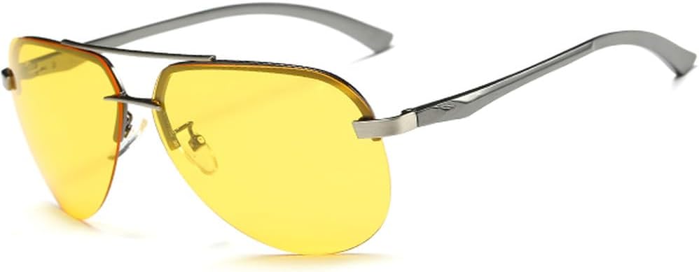 

Поляризованные солнцезащитные очки с алюминиевым покрытием для вождения, мужские и женские. Солнцезащитные очки с покрытием линз, мужские и женские WNCKSQ, Gun Night Vision