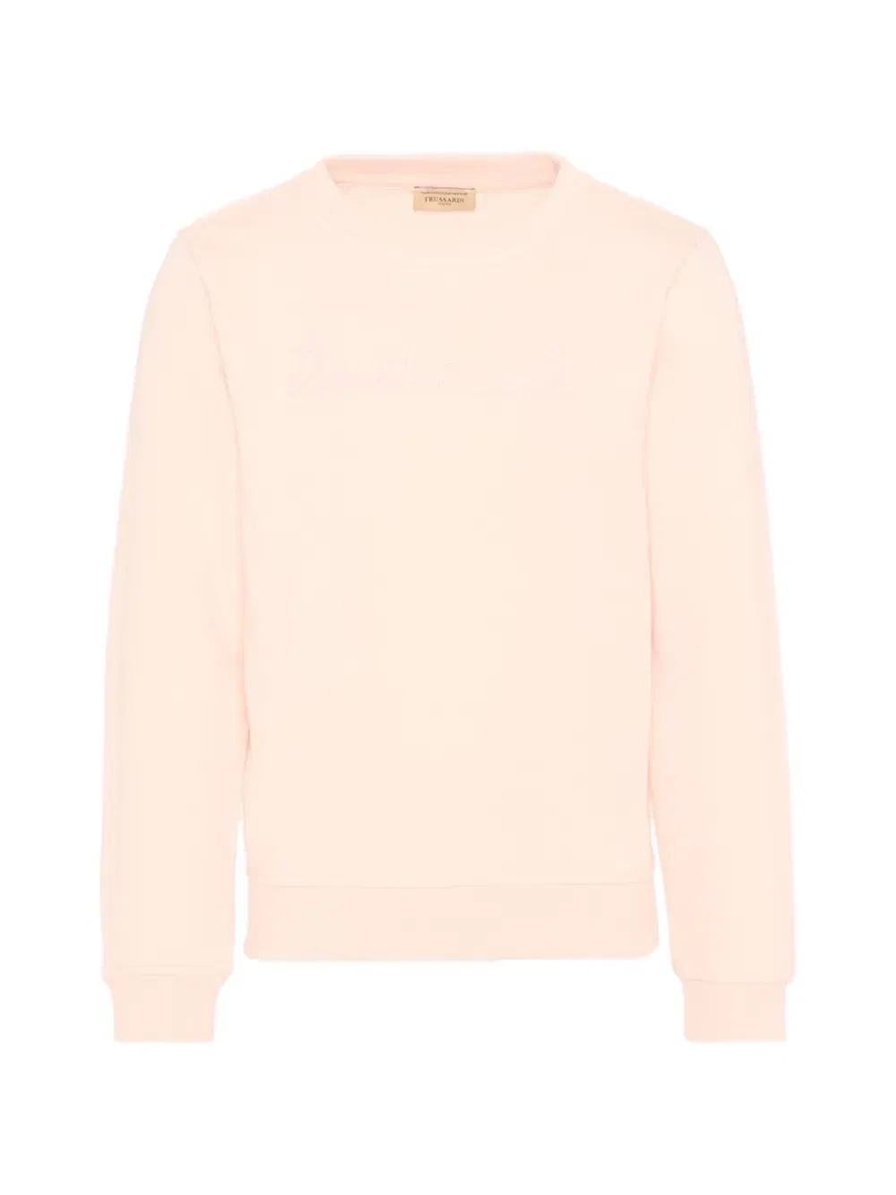 Свитшот с круглым вырезом Trussardi Junior, розовый