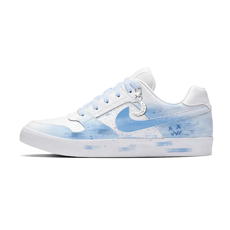 Кроссовки для скейтбординга Nike SB Delta Force VULC White Blue — фото 3