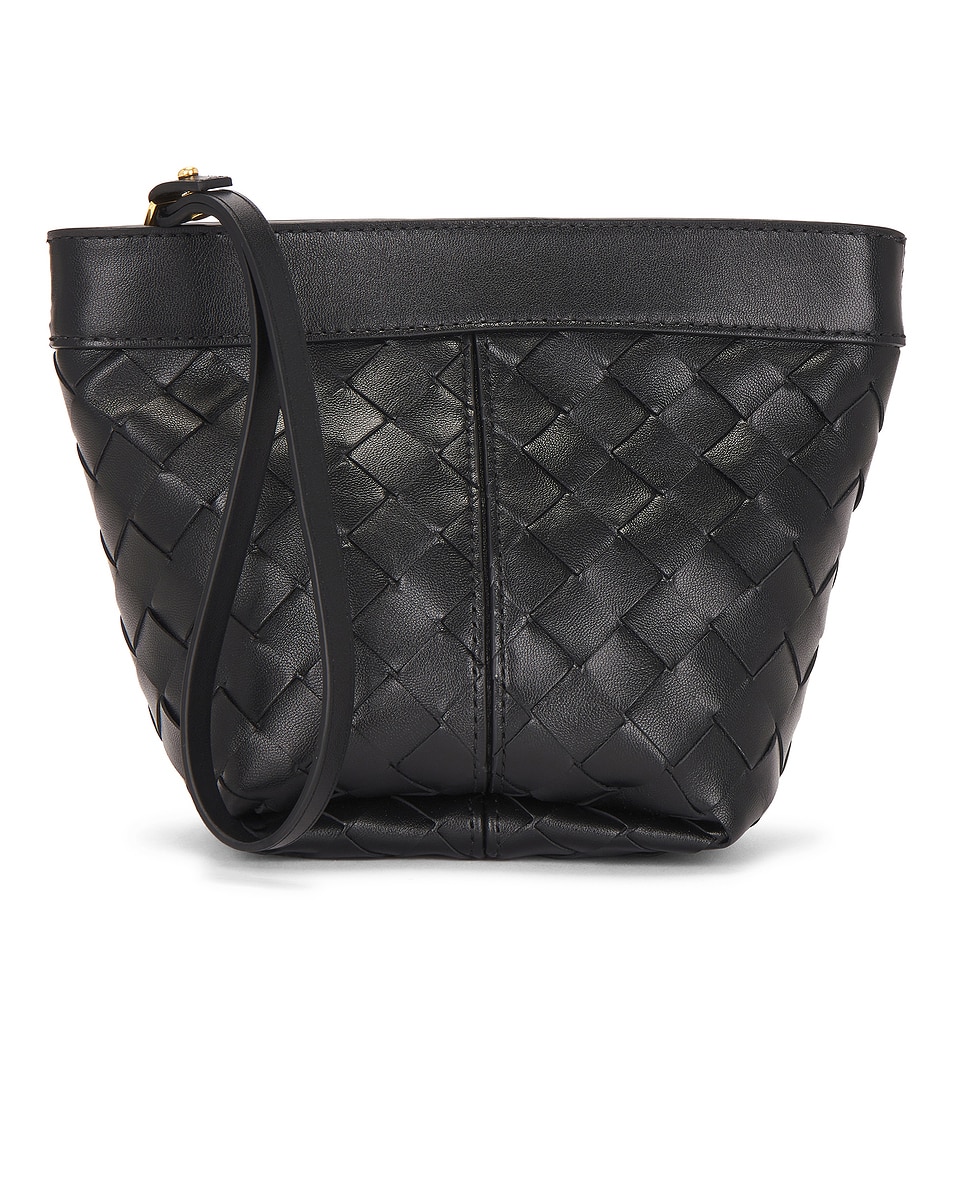 

Сумка Small Prism Pouch Bottega Veneta, Black & Gold
