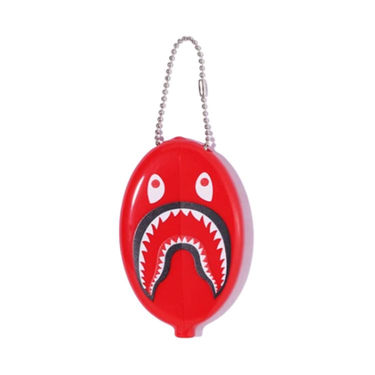 

A BATHING APE Клатч-кошелек из ПВХ унисекс красный, Red