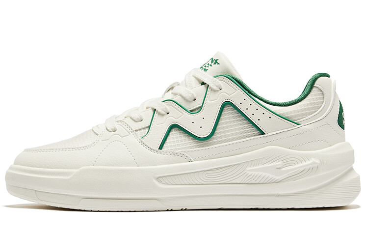 

Кроссовки ERKE Skateboarding Shoes Men Low-top Microcrystalline White Ultramarine Green, зеленый