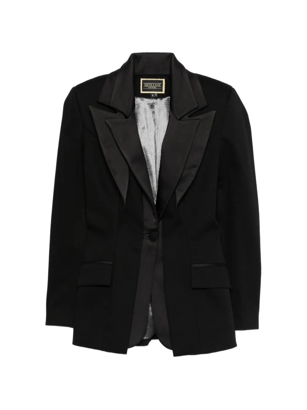 

Смокинг с двойными лацканами Mitiliane Couture, черный