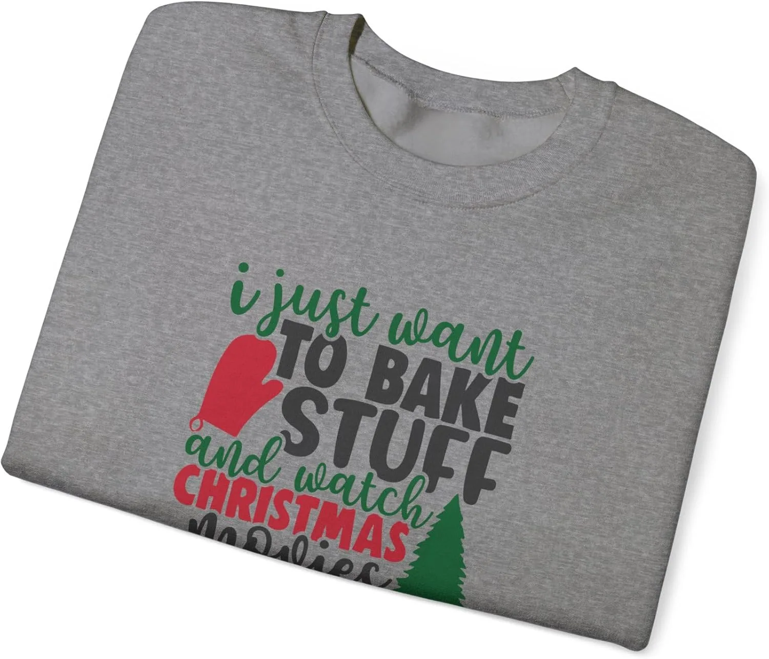 Рождественский свитшот Unisex Crewneck — праздничный комфорт — фото 3