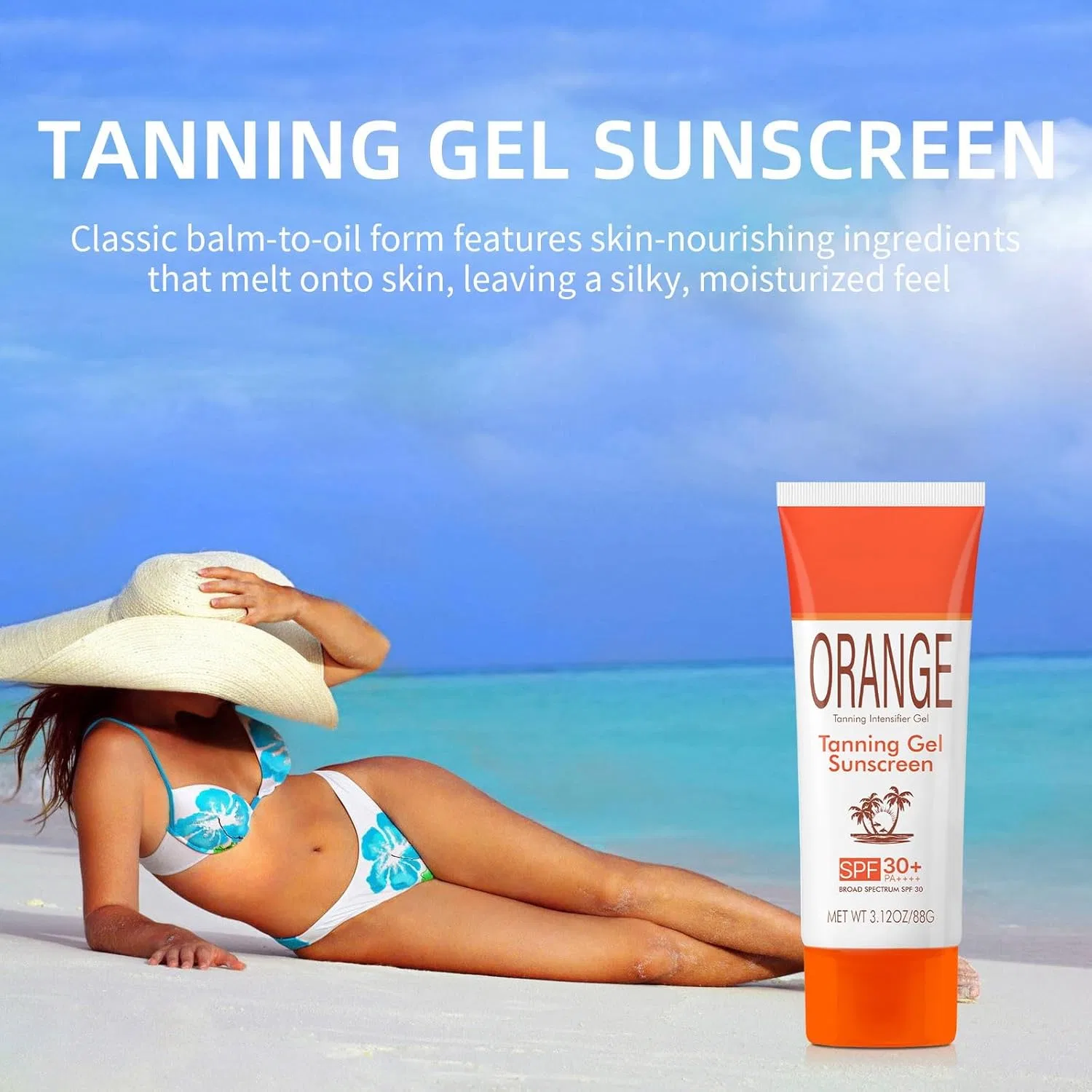 Гель для загара с SPF 30 и экстрактом апельсина, 88 мл (1 шт.) Generisch, 1Pc — фото 4