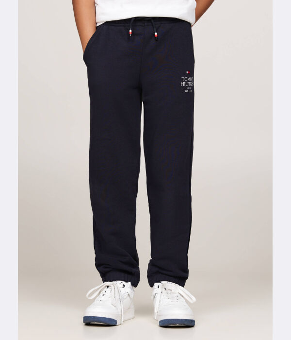 

Спортивные штаны детские Tommy Hilfiger широкие на кулиске, синий