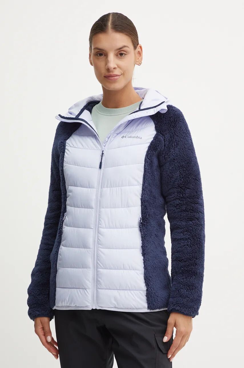 

Спортивная куртка Columbia Powder Lite Sherpa Hybrid, фиолетовый