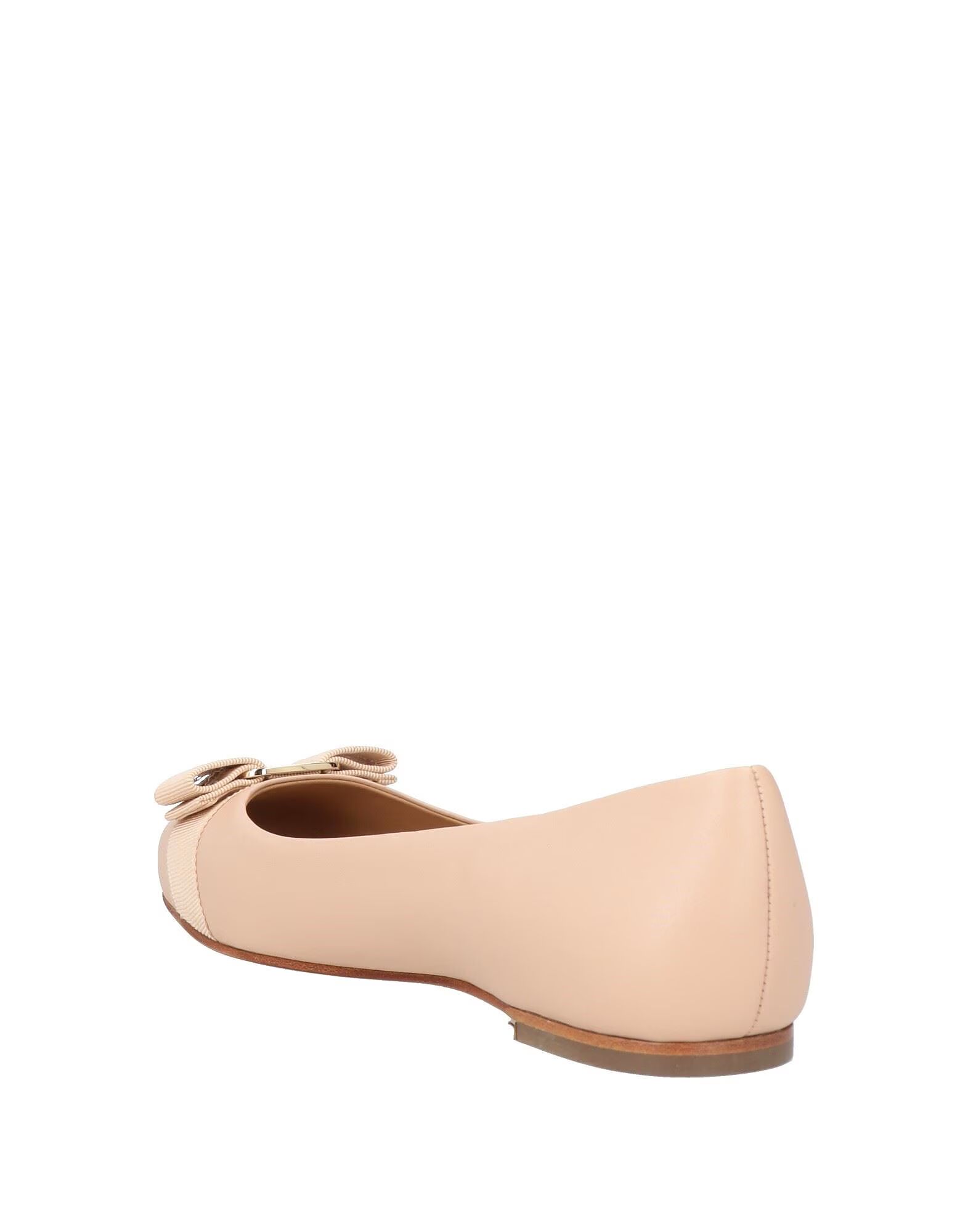 Балетки Ferragamo, бежевый — фото 3