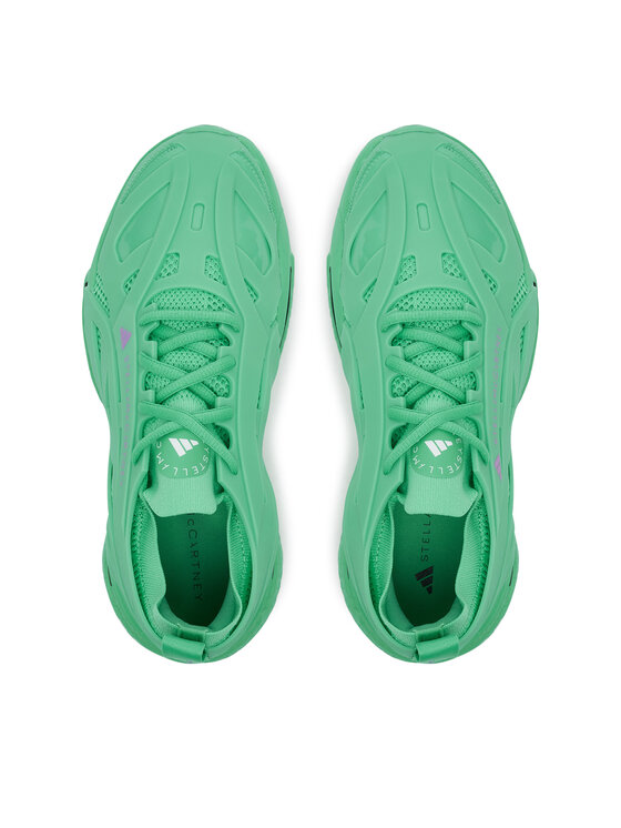 Кроссовки для бега Solarglide JH6331 Adidas By Stella Mccartney, зеленый — фото 4