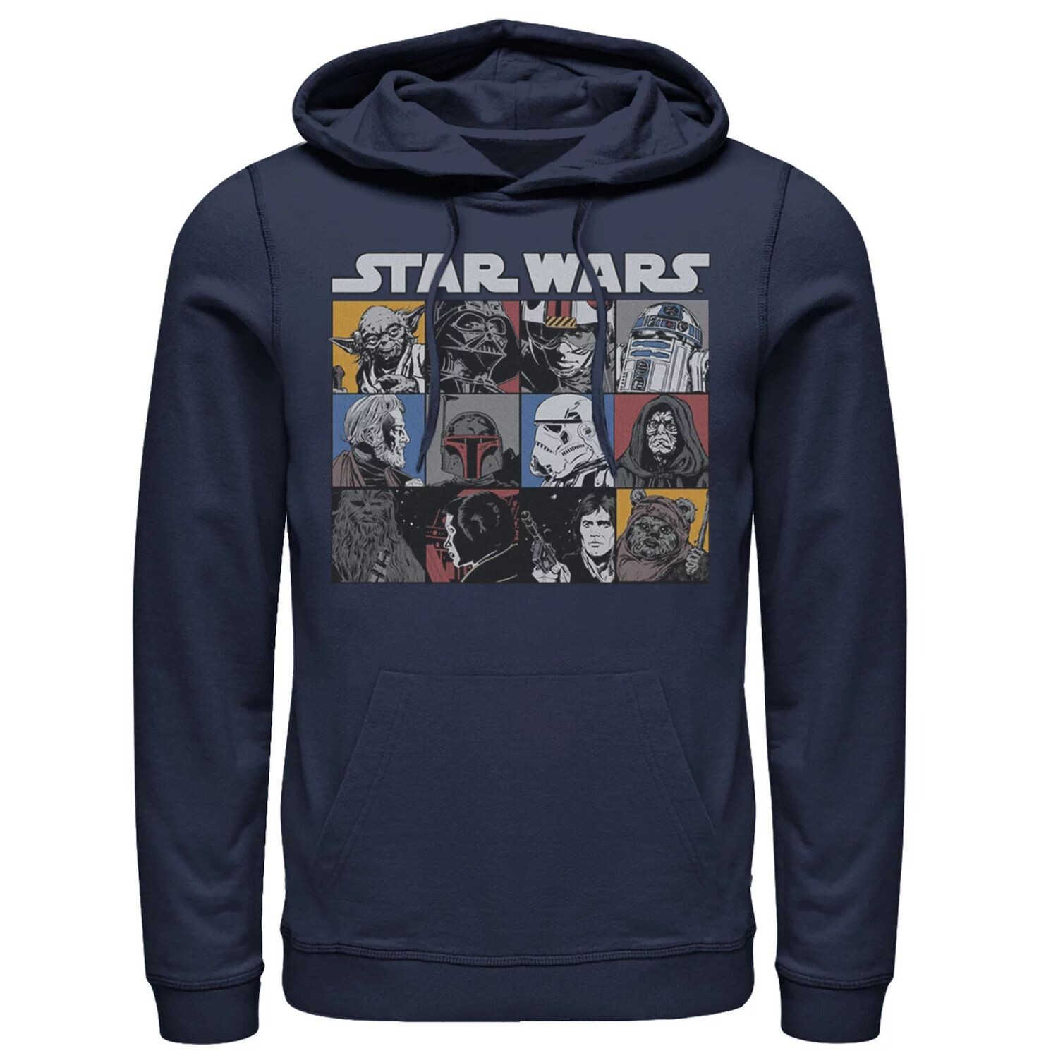 

Мужской пуловер с капюшоном и рисунком в стиле комиксов Star Wars