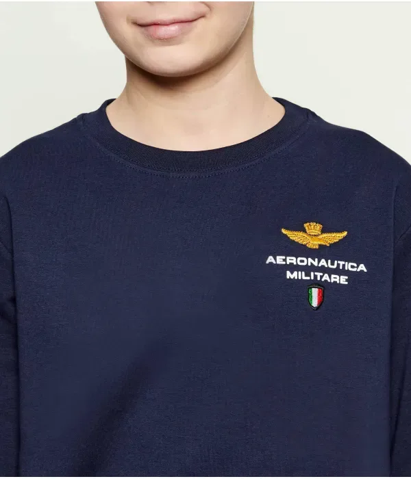 Толстовка regular fit Aeronautica Militare, темно-синий — фото 4