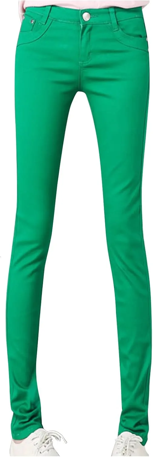 

2025 Skinny Jeans для женщин Mid Waist Stretchy Ozmmyan