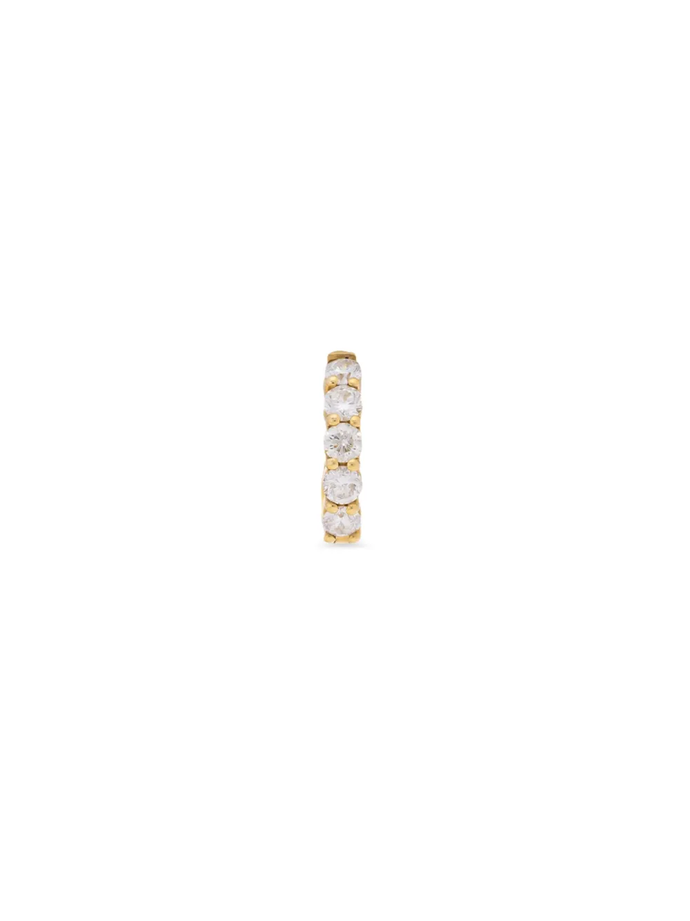 

Серьги-кольца из желтого золота с бриллиантами Munnu The Gem Palace, золотой