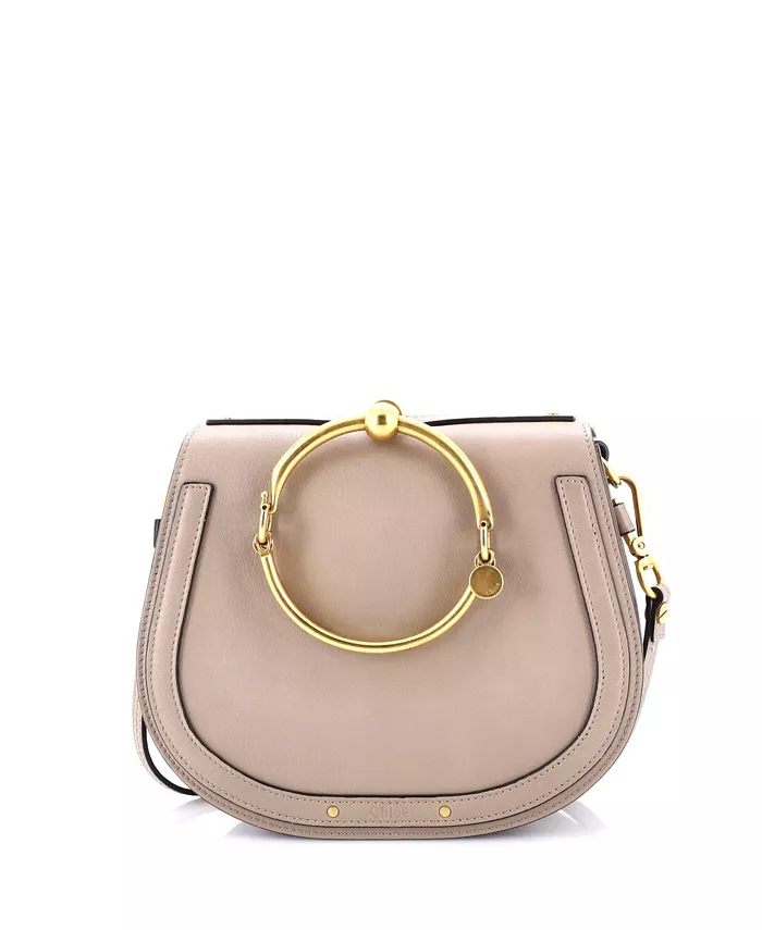 

Средняя кожаная сумка-кроссбоди Nile Pre-Owned Chloe, коричневый/бежевый