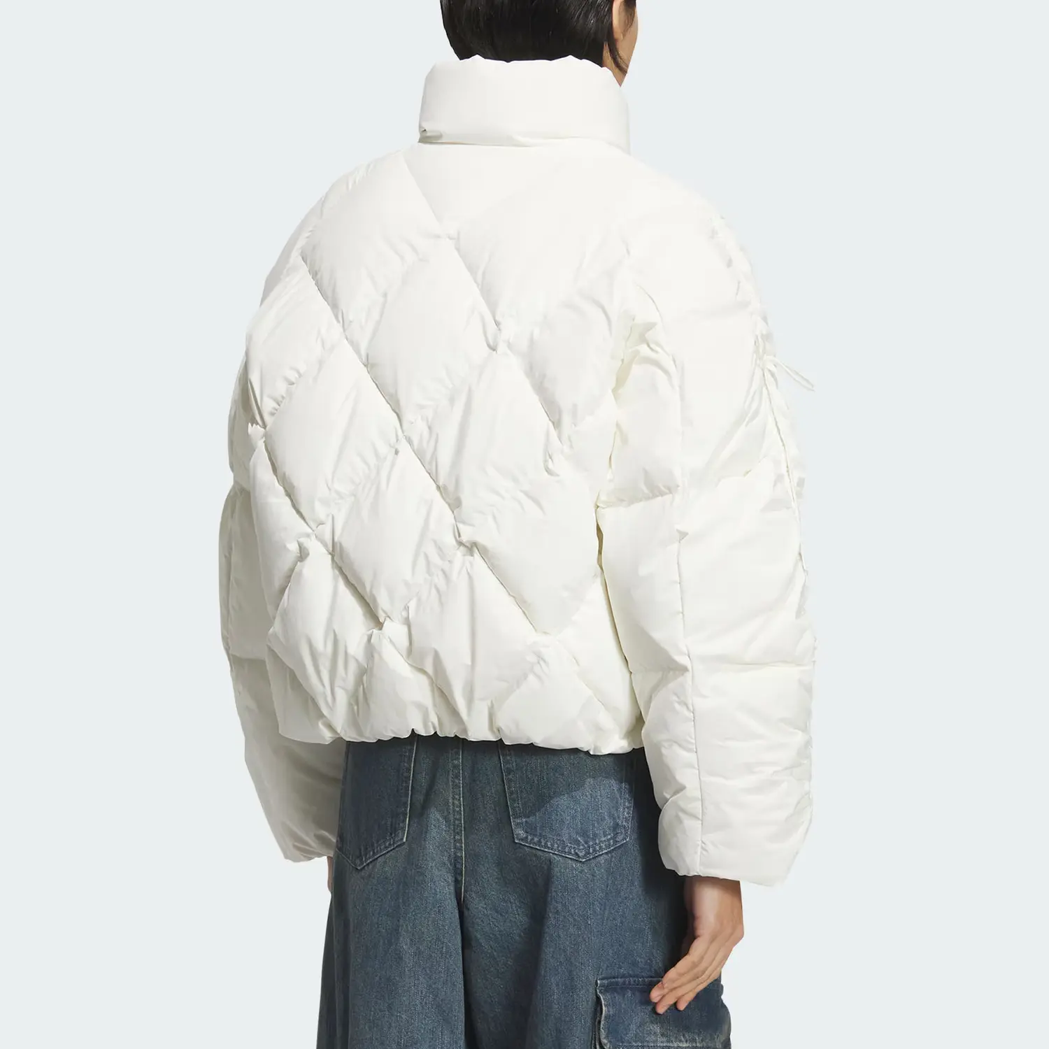 Куртка пуховая FW25 BOW COM женская Adidas Originals, белый — фото 4