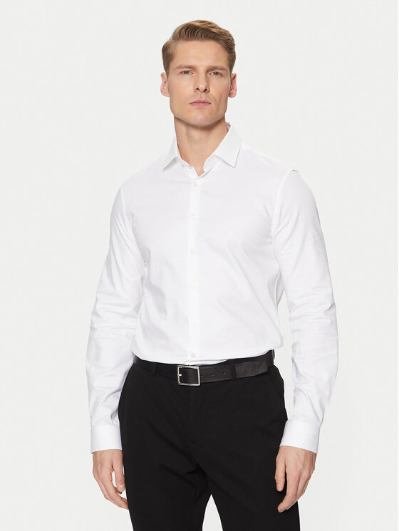 

Рубашка облегающего кроя K10K113851 Calvin Klein, белый