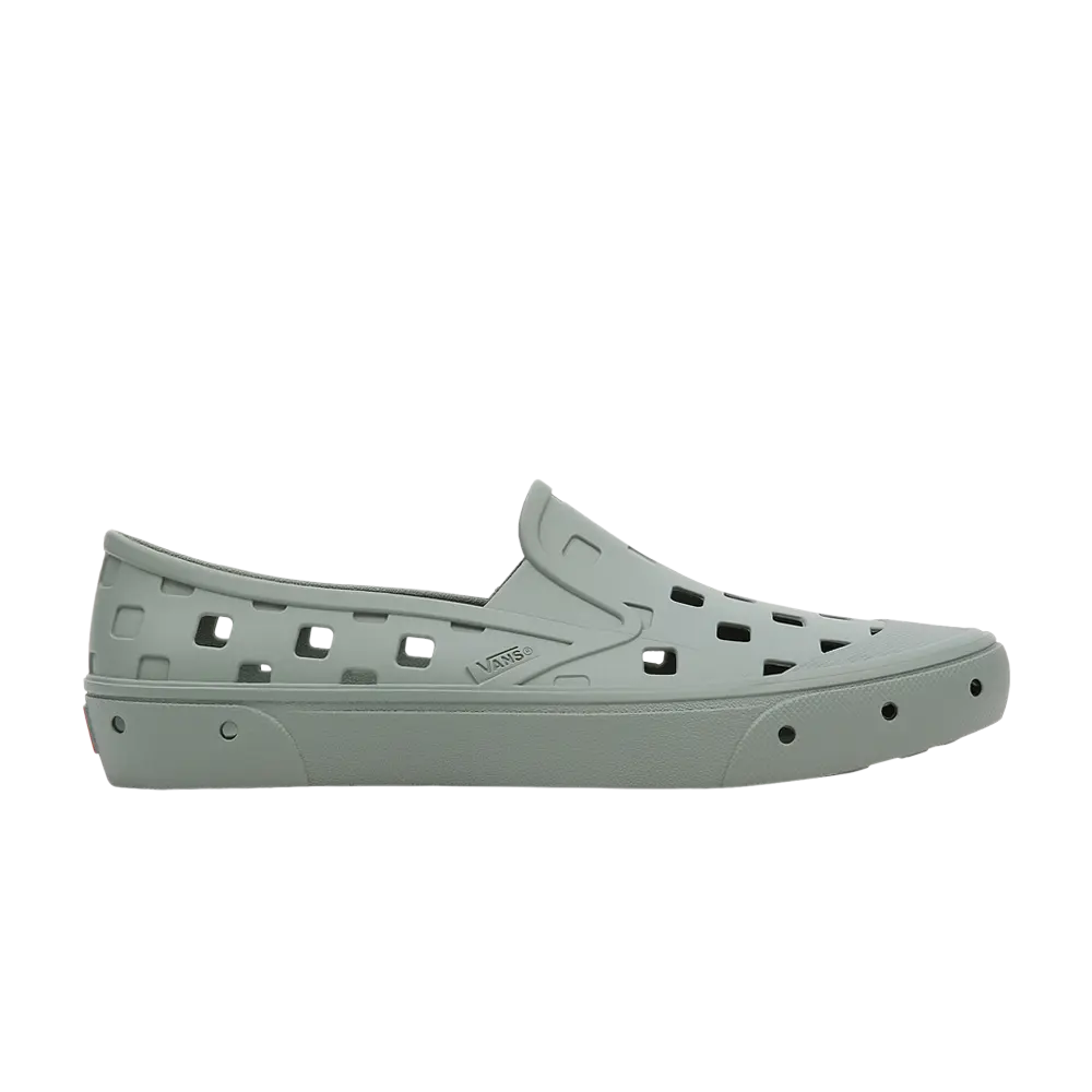 Трек Слипоны Vans, зеленый