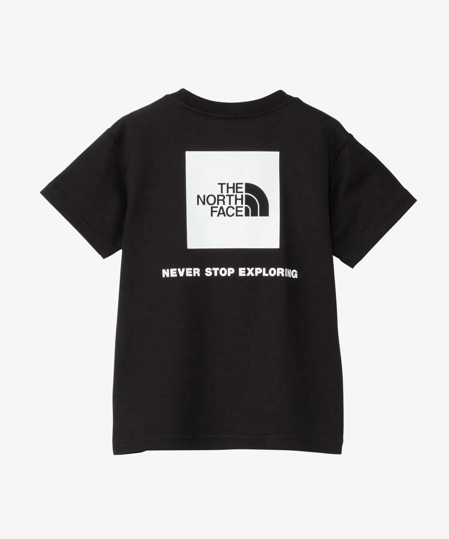 Детская футболка из органического хлопка THE NORTH FACE с логотипом чёрная