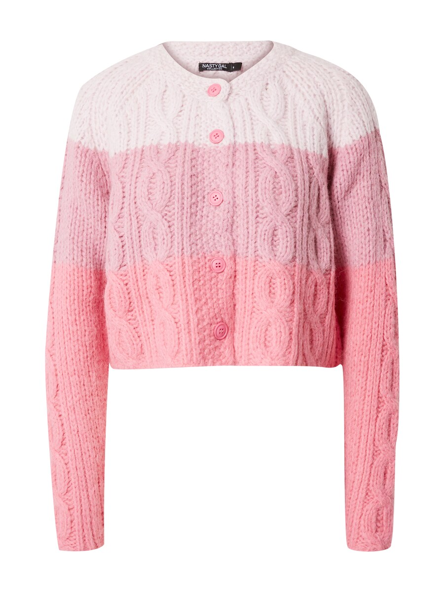 

Вязаный кардиган Nasty Gal Knit Cardigan, цвет pink/fuchsia/dusky pink