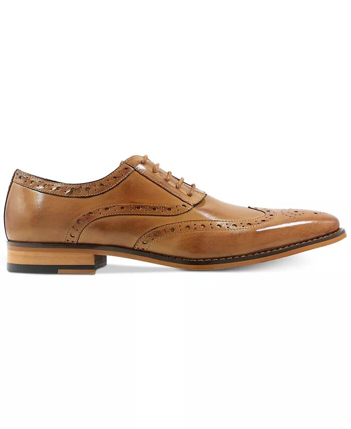 Мужские оксфорды Tinsley Wingtip Stacy Adams, коричневый/бежевый — фото 2