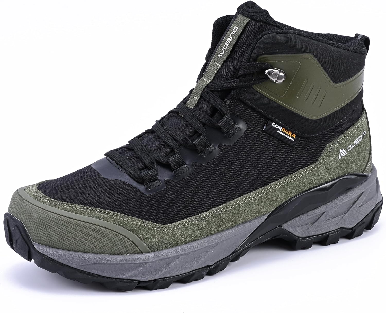 

Мужские водонепроницаемые трекинговые ботинки Queday, легкие походные кроссовки из Кордуры, дышащие, для хайкинга, треккинга, кемпинга и альпинизма, зеленый