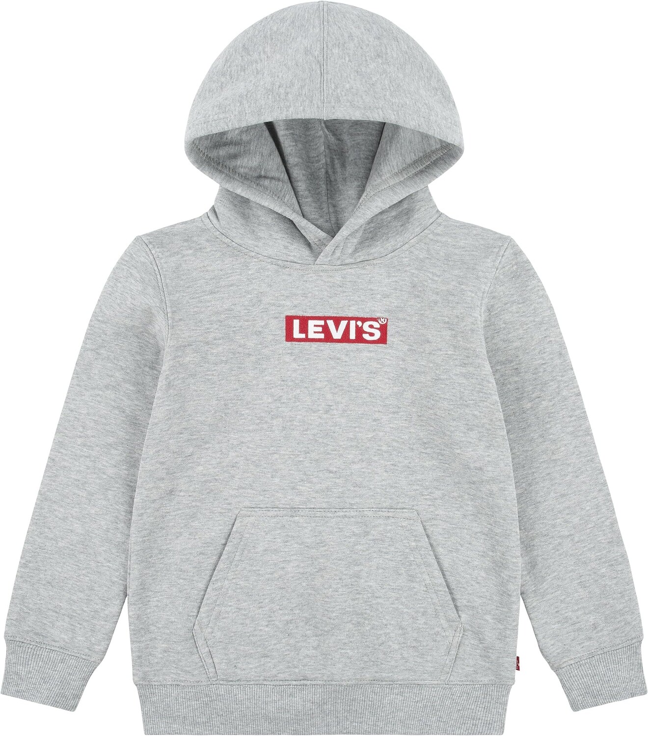 

Худи Levi'S Box Tab Graphic Pullover Hoodie, цвет Grey Heather