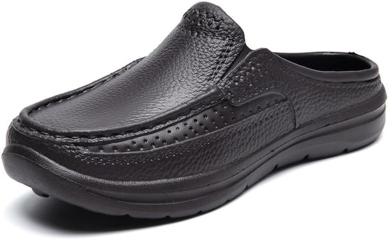 

Мужские сабо-сандалии для сада, удобные, с противоскользящей подошвой, спортивные водонепроницаемые обувь для прогулок на улице Dhovor, коричневый