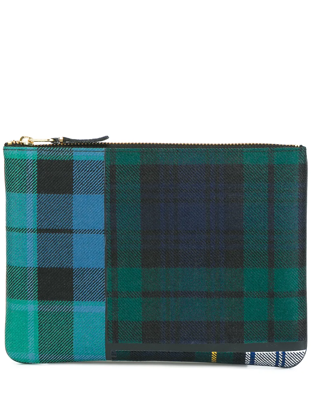 

Клатч в клетку Comme Des Garçons Wallet, зеленый