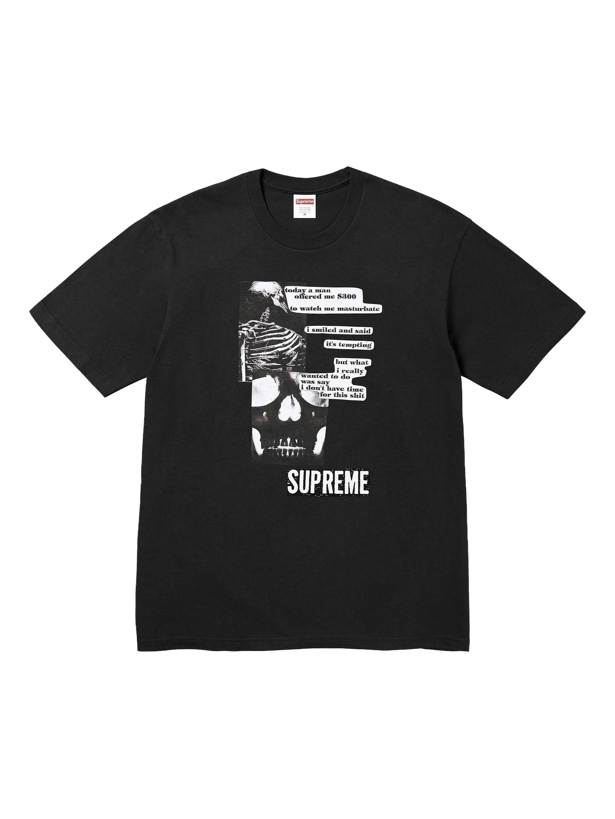 

Футболка с графичным принтом Supreme, черный