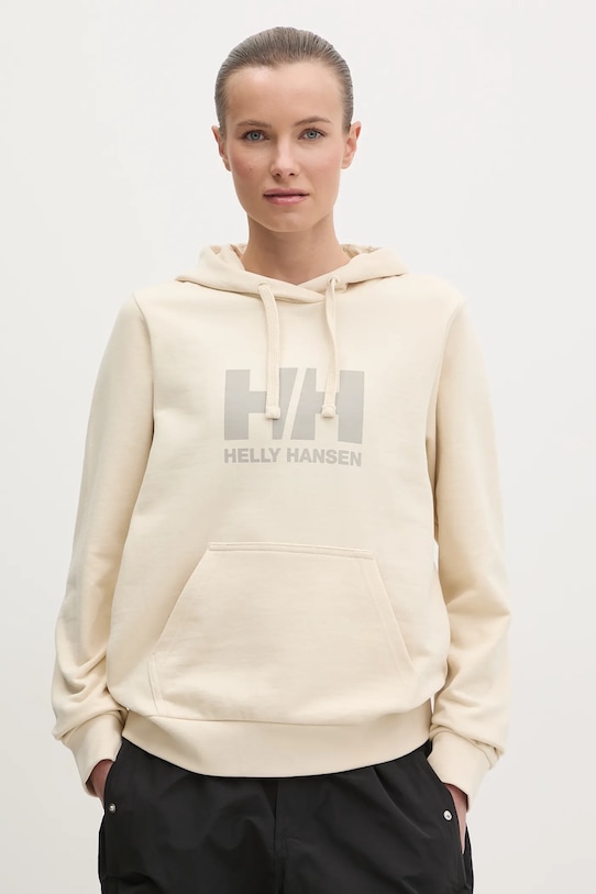 

Хлопковая толстовка HH LOGO 2.0 Helly Hansen, розовый