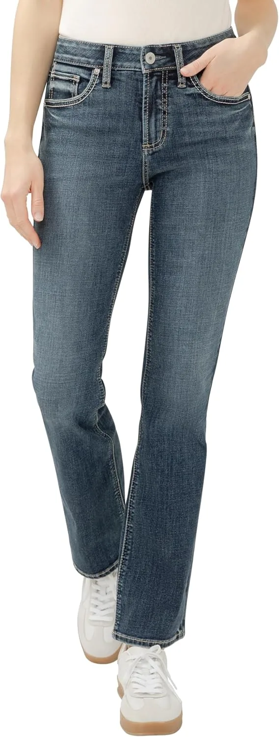 

Silver Jeans Co. Женские джинсы Avery High Rise Curvy Fit Slim Bootcut