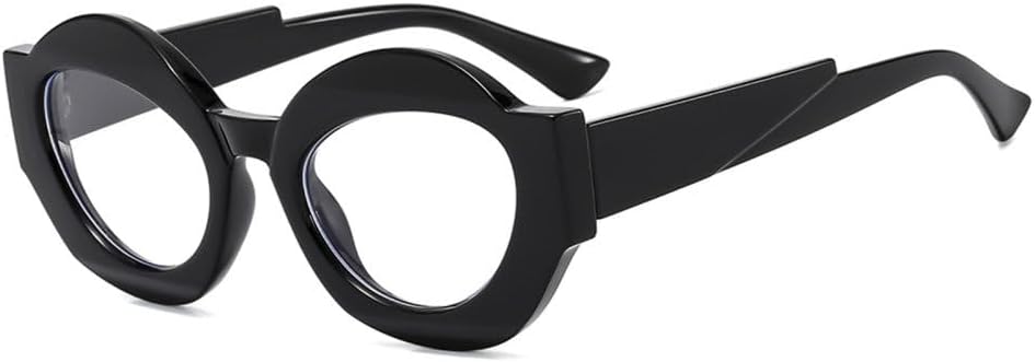 

Ретро круглые солнцезащитные очки 2027 года для женщин и мужчин, модные винтажные солнцезащитные очки, трендовые очки с защитой от УФ-излучения UV400 MTZJH, Black Clear