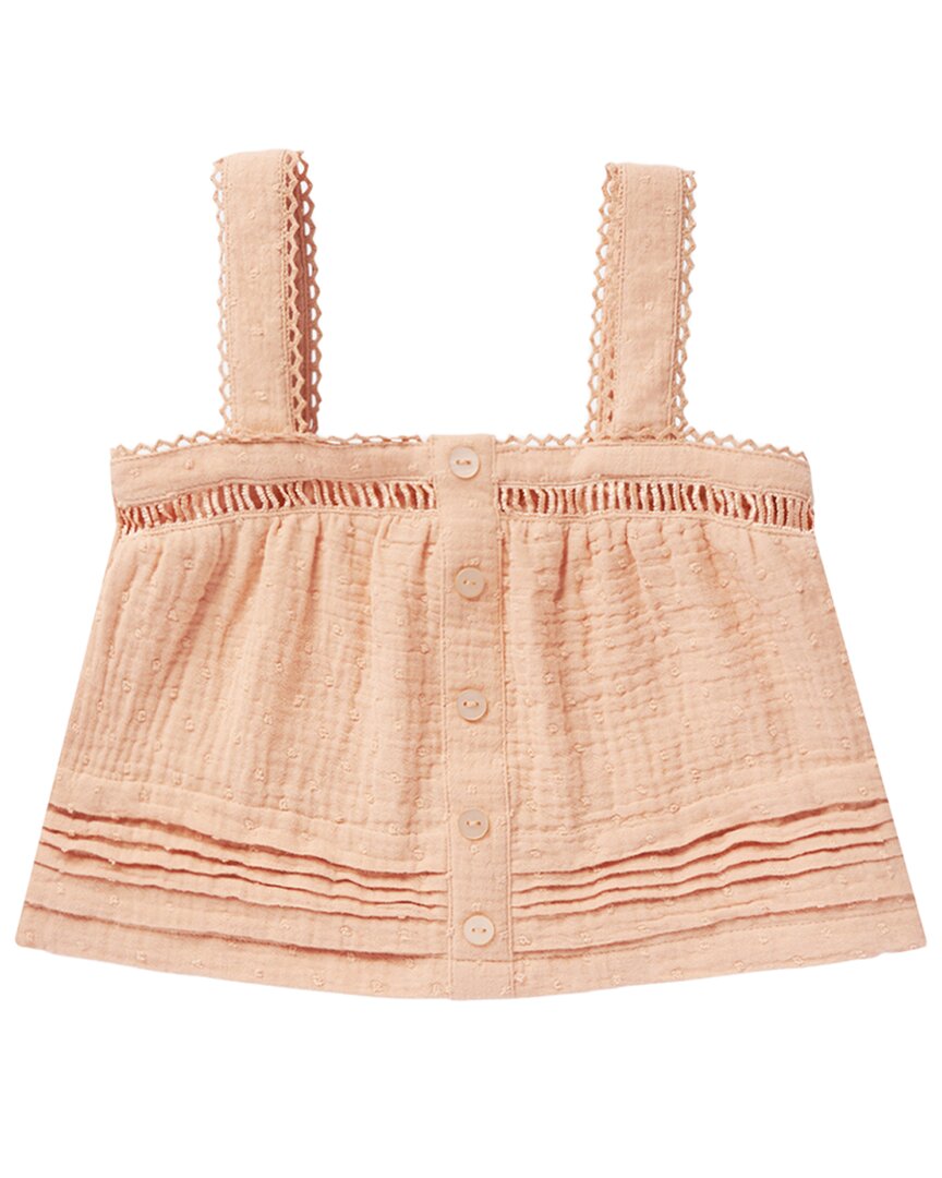 

Майка Rylee + Cru Collective Pleat, оранжевый
