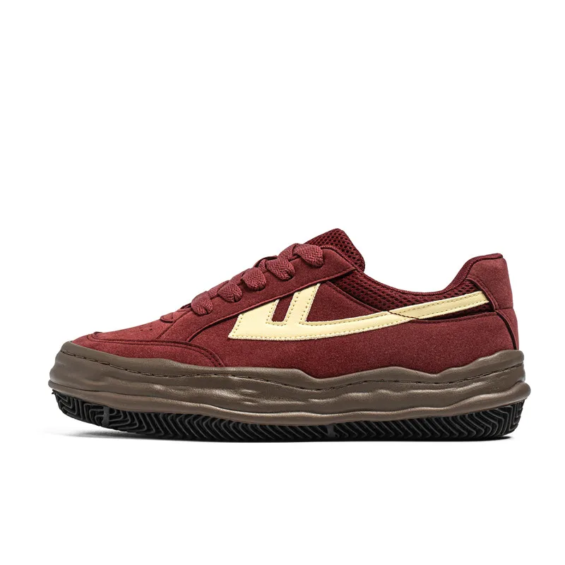 Dissolve Shoes Легкие Износостойкие Low top Повседневные Кроссовки Мужские WARRIOR, красный светло-желтый